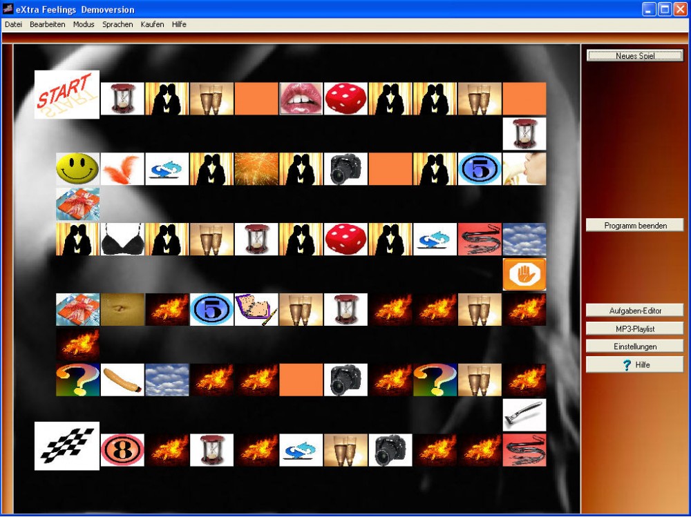 In der Demoversion kann man sich ohne Begrenzung durch alle Einstellungen klicken, die Spielzeit beträgt allerdings nur zehn Minuten.