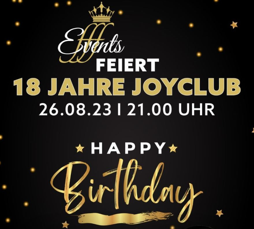 18 Partys für 18 Jahre JOYclub
