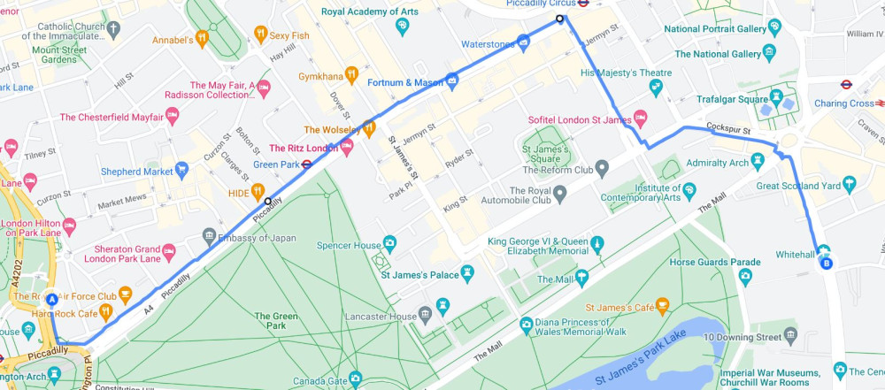 This is the route of this year's parade