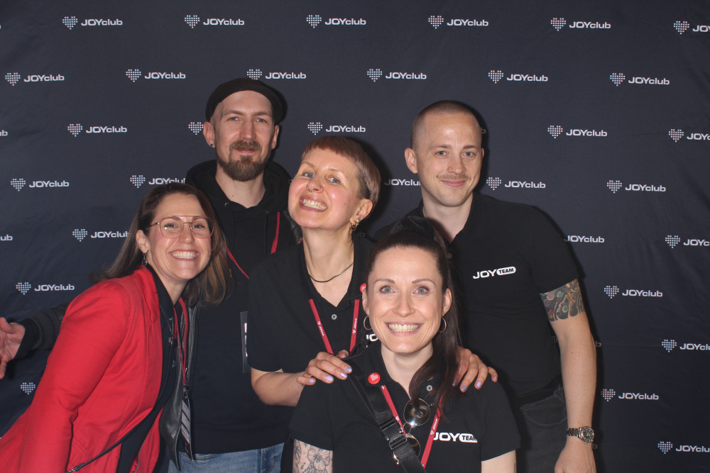 JOYclub-Team in der Fotobox