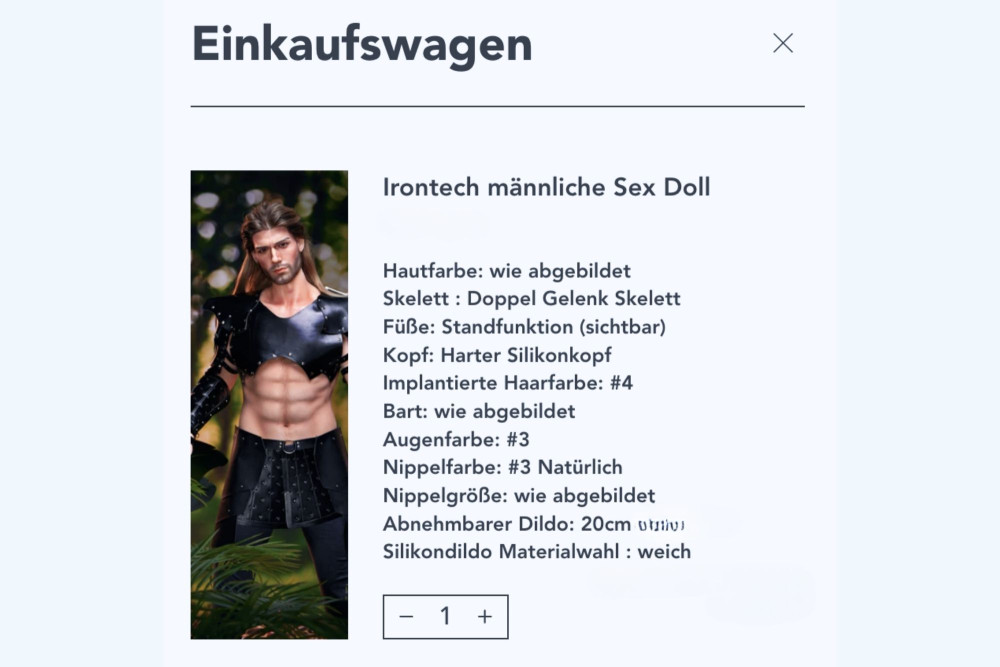 Ich habe eine männliche Sexpuppe getestet